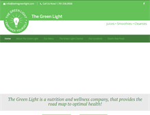 Tablet Screenshot of bethegreenlight.com